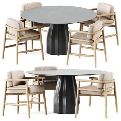 现代餐桌椅组合-145